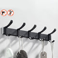 Avtoit | Modern Classic Bathroom Hardware Set Matte Black Bathrobe/Towel Bar & Bathroom Shelf