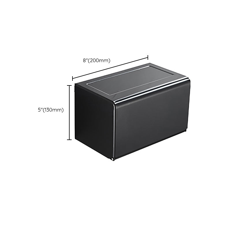 Avtoit | Modern Classic Bathroom Hardware Set Matte Black Bathrobe/Towel Bar & Bathroom Shelf