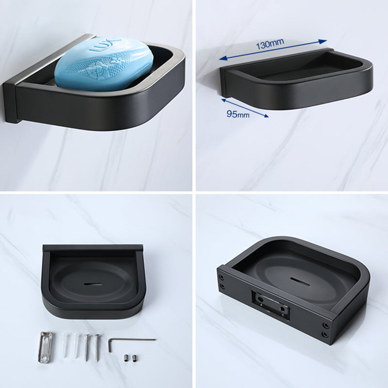 Avtoit | Modern Bathroom Hardware Set Bathroom Shelf Towel Bar Black Bathroom Hardware Set