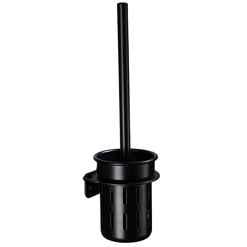 Avtoit | Contemporary Bathroom Accessory Set Black Surface Bathrobe Hook/Towel Ring Bar