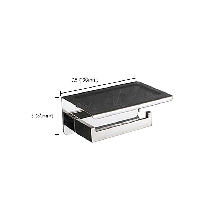 Avtoit | Modern Bathroom Element Set Paper Holder Gray Towel Bar Bathroom Accessory Set