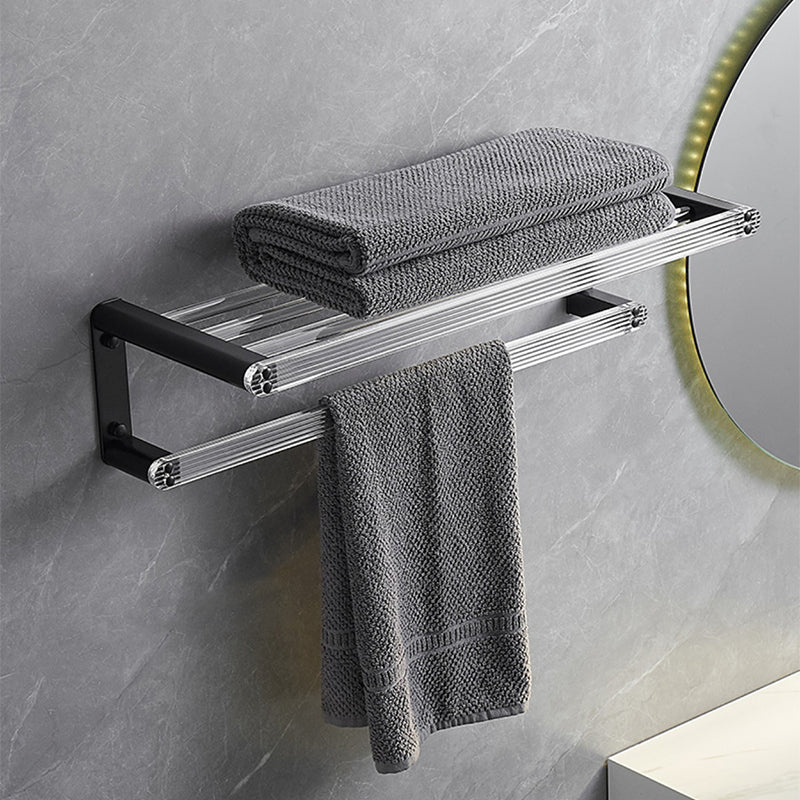 Avtoit | Modern bathroom accessory set bath shelf/towel holder & bathrobe hooks included