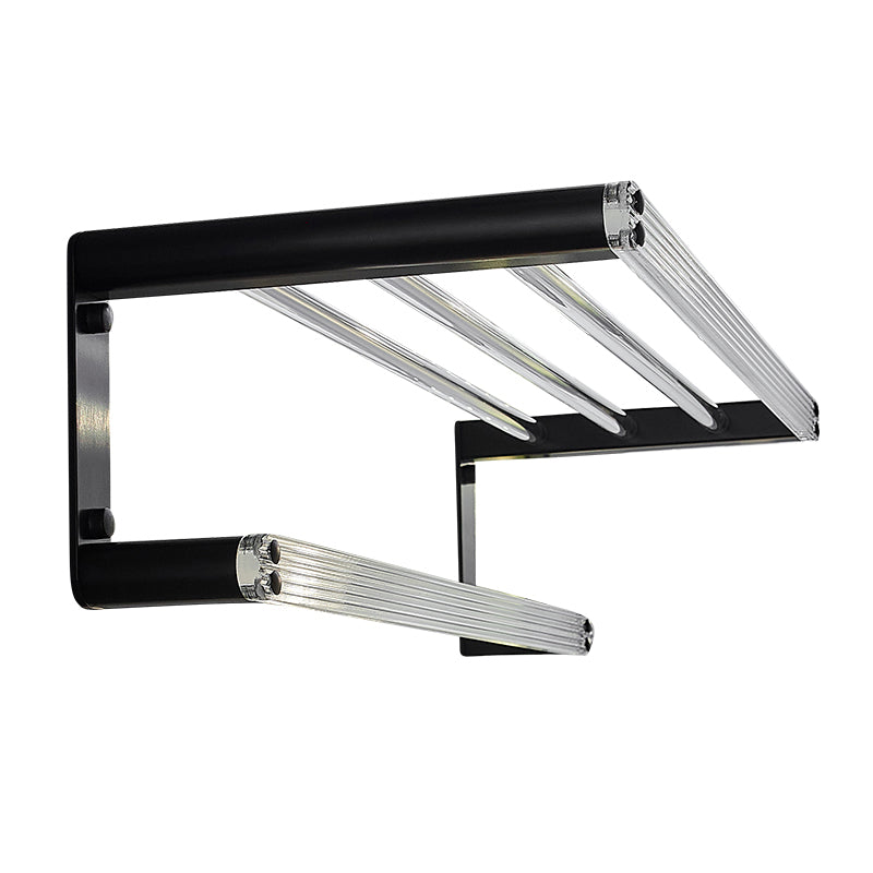Avtoit | Modern bathroom accessory set bath shelf/towel holder & bathrobe hooks included