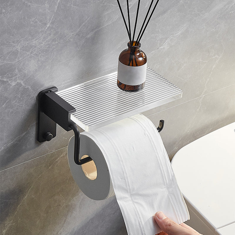 Avtoit | Modern bathroom accessory set bath shelf/towel holder & bathrobe hooks included