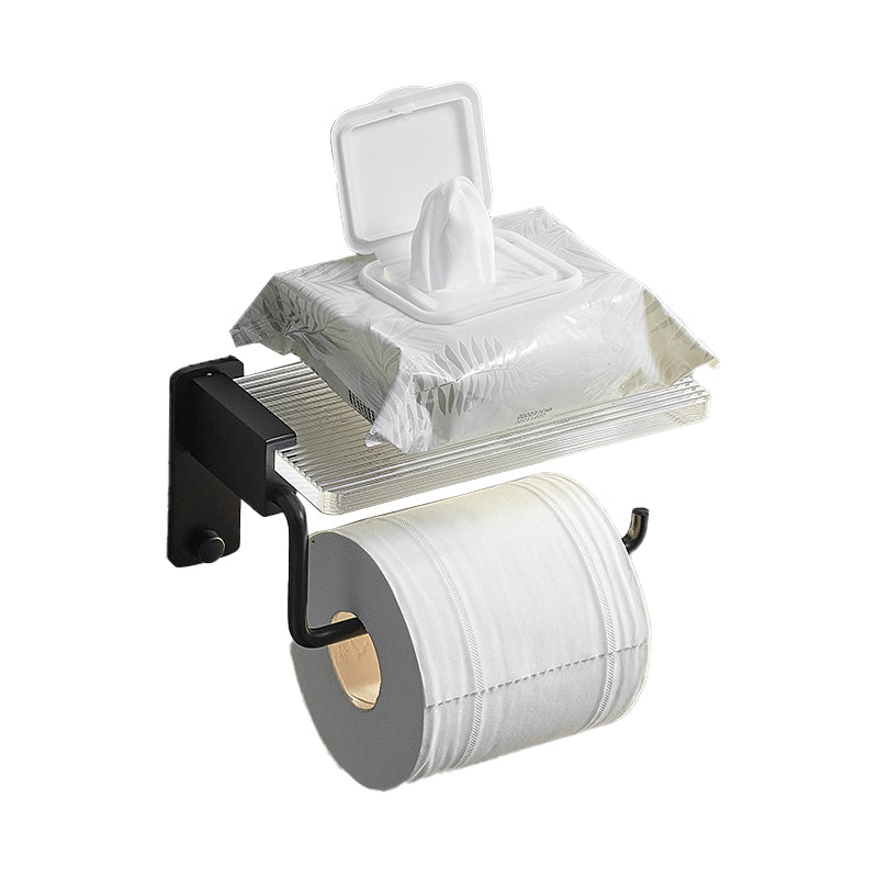 Avtoit | Modern bathroom accessory set bath shelf/towel holder & bathrobe hooks included
