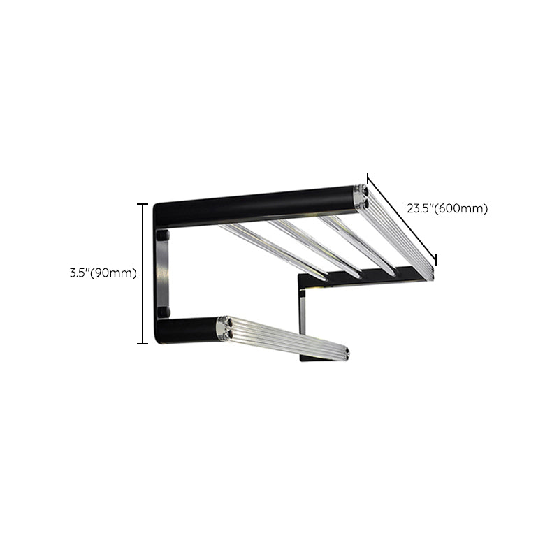Avtoit | Modern bathroom accessory set bath shelf/towel holder & bathrobe hooks included