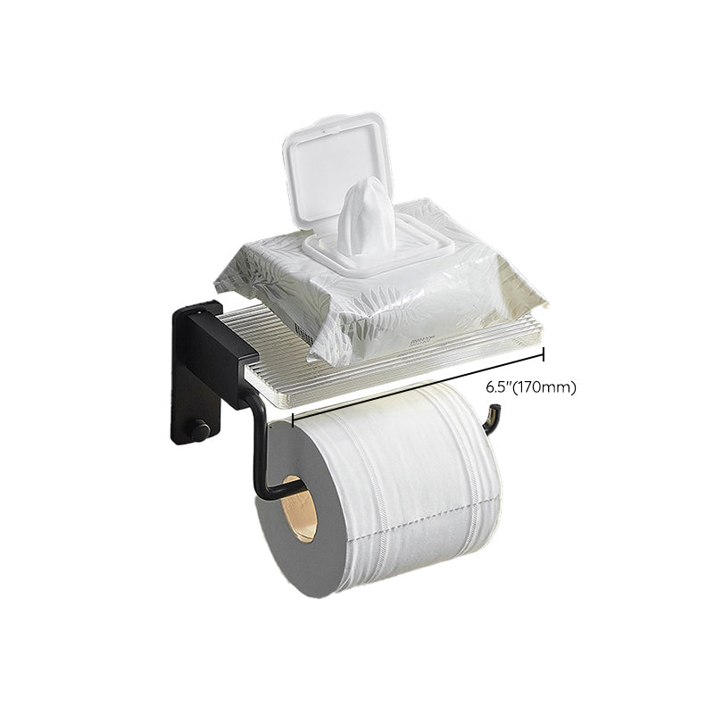 Avtoit | Modern bathroom accessory set bath shelf/towel holder & bathrobe hooks included