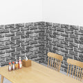Avtoit | Industrial Wall Ceiling 3D Artificial Brick Living Room Peel and Stick Covering (5-Pack)