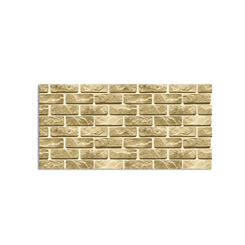 Avtoit | Industrial Wall Ceiling 3D Artificial Brick Living Room Peel and Stick Covering (5-Pack)