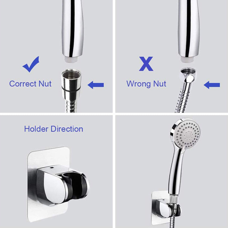 Avtoit | Contemporary Style Shower Head Metal Bathroom Shower Head with Hose