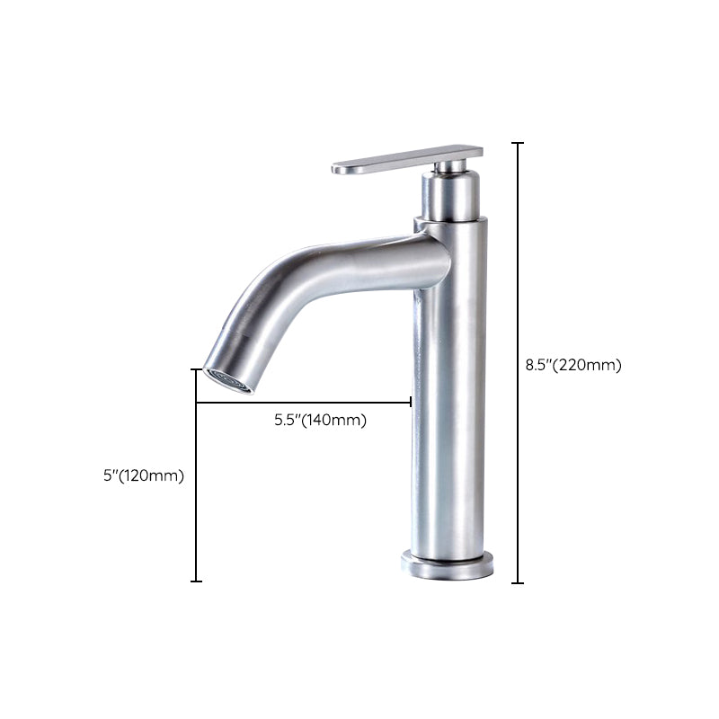 Avtoit | Modern Vessel Faucet Stainless Steel Low Arc Sink Faucet