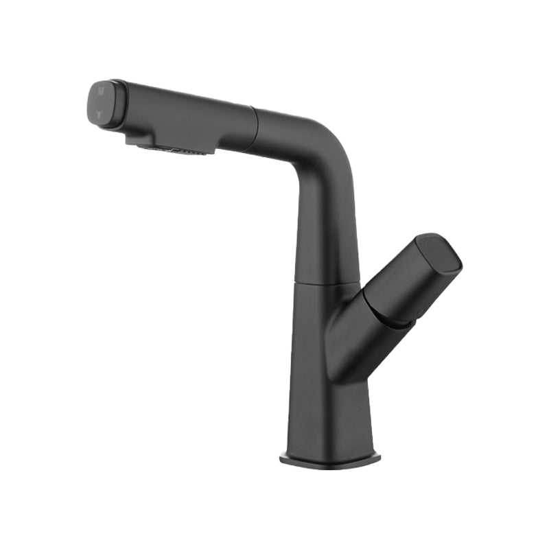 Avtoit | Brass Contemporary Sink Faucet Pull-Out Round Bathroom Faucet