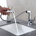 Avtoit | Modern Single Color Faucet Metal Center Connection Basin Faucet for Bathroom