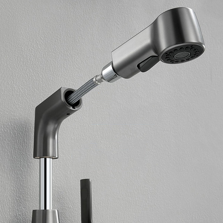 Avtoit | Modern Single Color Faucet Metal Center Connection Basin Faucet for Bathroom
