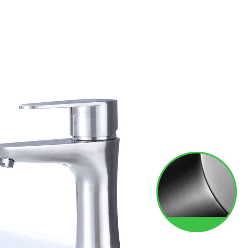 Avtoit | Modern Basin Tap Monochrome Center Mount Low Arc Faucet for Bathroom