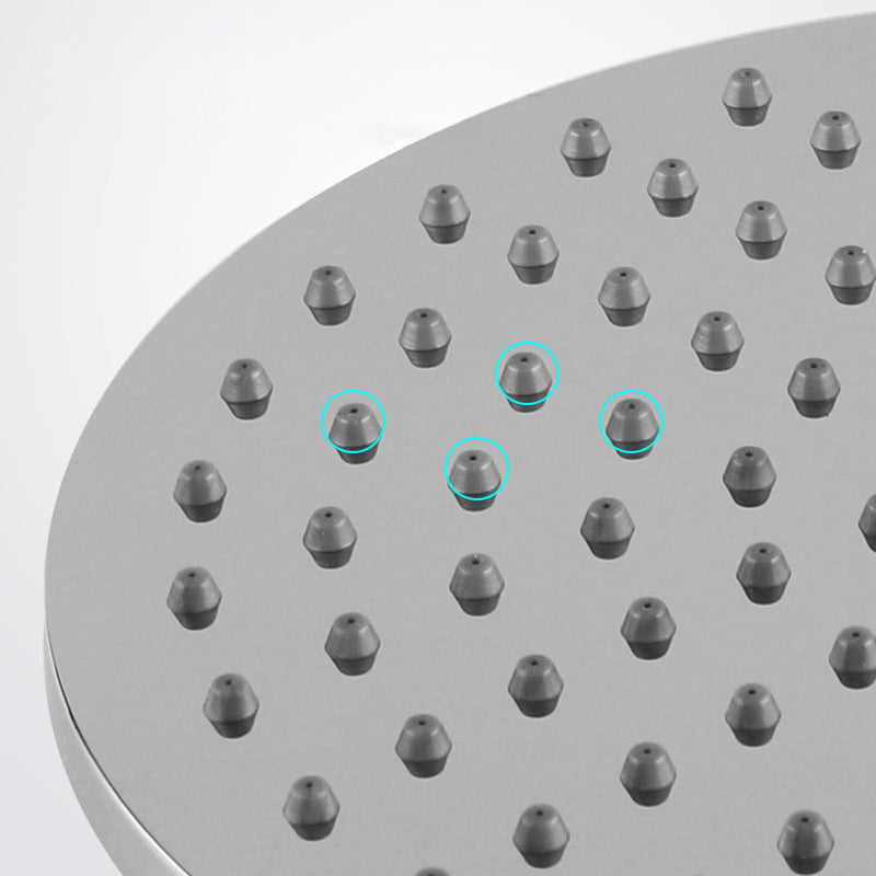 Avtoit | Contemporary Rainfall Shower Head Combo Round Single Spray Shower Combo