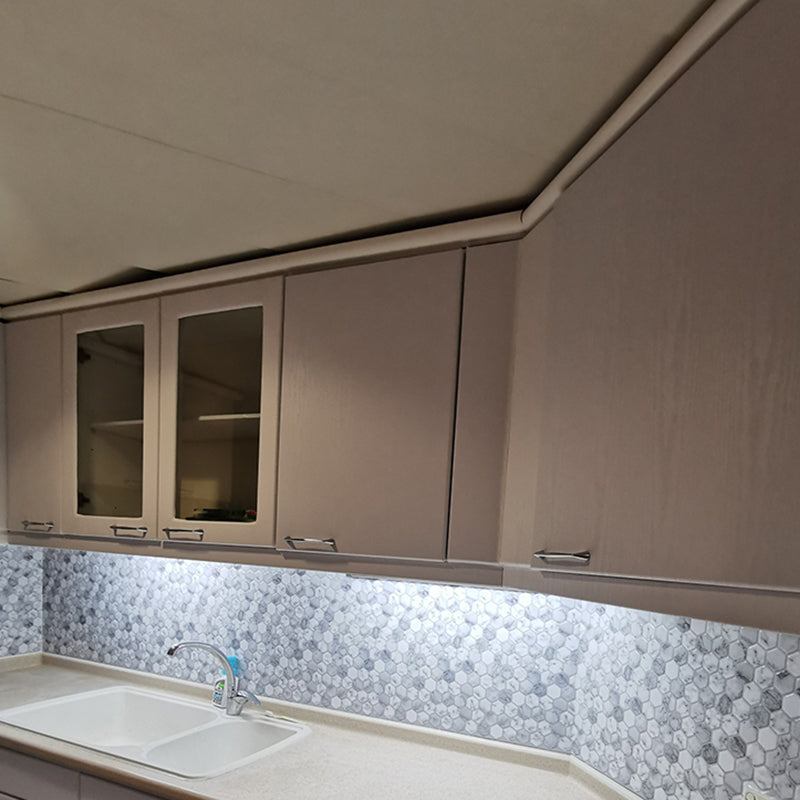 Avtoit | Hexagon Wall Tile Fat Resistant Steel and Kitchen Paper Wallpaper