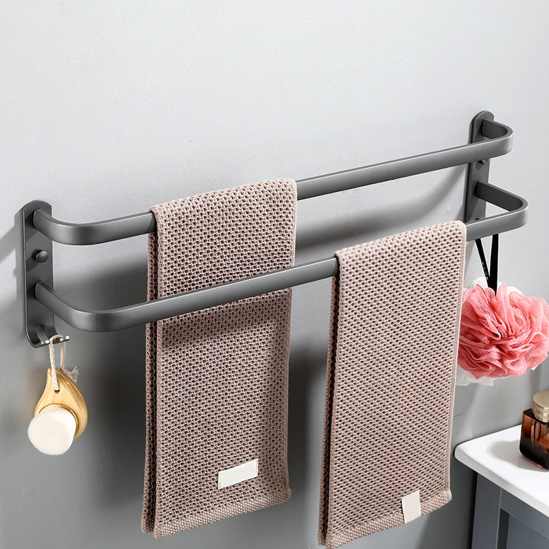Avtoit | Modern Bathroom Fixture Set Towel Bar Gray Bathroom Shelf Bathroom Set