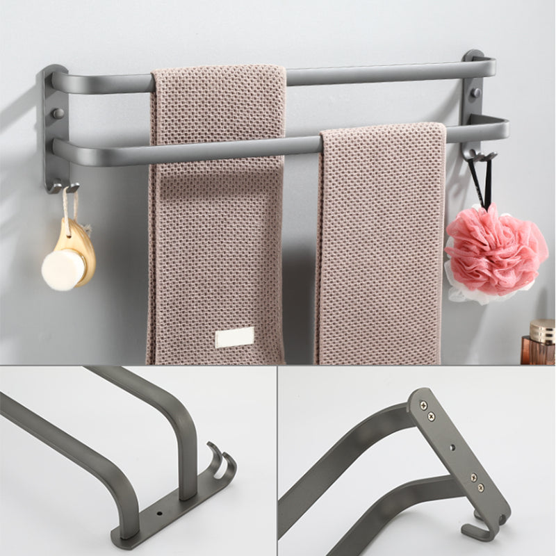 Avtoit | Modern Bathroom Fixture Set Towel Bar Gray Bathroom Shelf Bathroom Set
