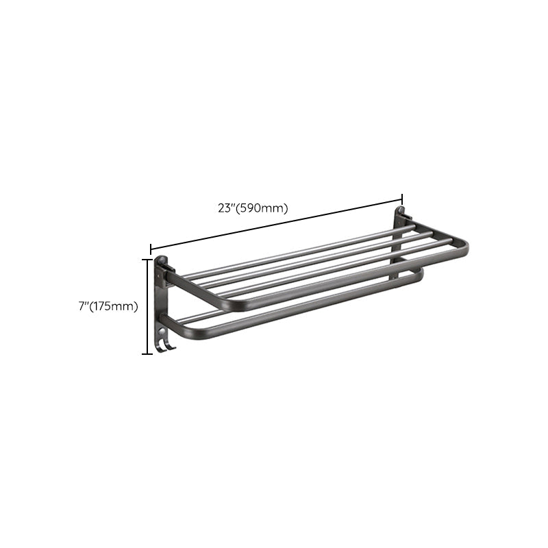 Avtoit | Modern Bathroom Fixture Set Towel Bar Gray Bathroom Shelf Bathroom Set