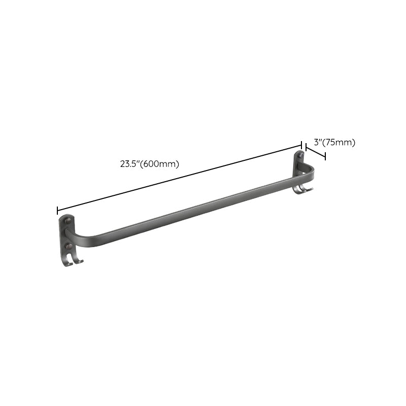 Avtoit | Modern Bathroom Fixture Set Towel Bar Gray Bathroom Shelf Bathroom Set