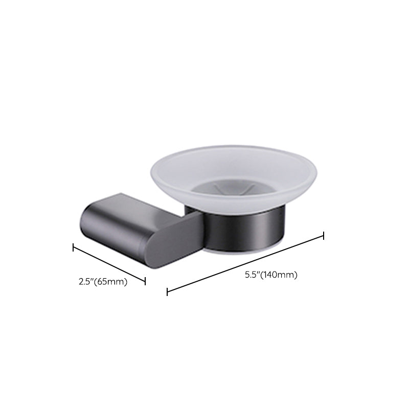 Avtoit | Dark gray modern bathroom accessory set stainless steel bathroom accessory set