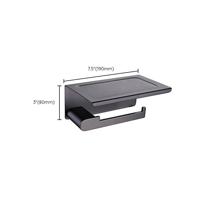 Avtoit | Dark gray modern bathroom accessory set stainless steel bathroom accessory set