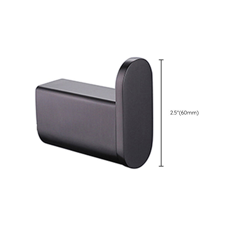 Avtoit | Dark gray modern bathroom accessory set stainless steel bathroom accessory set