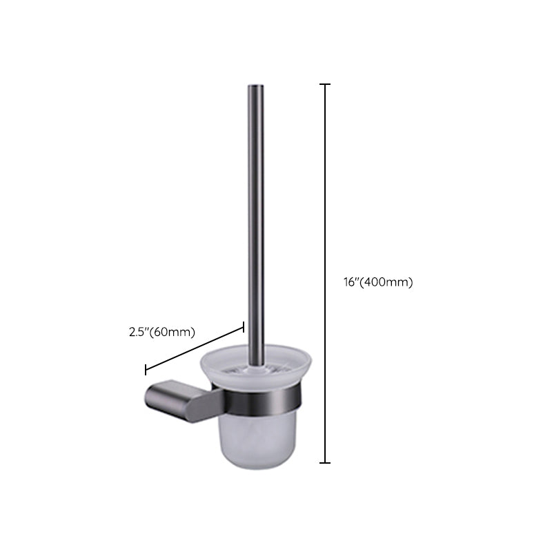 Avtoit | Dark gray modern bathroom accessory set stainless steel bathroom accessory set