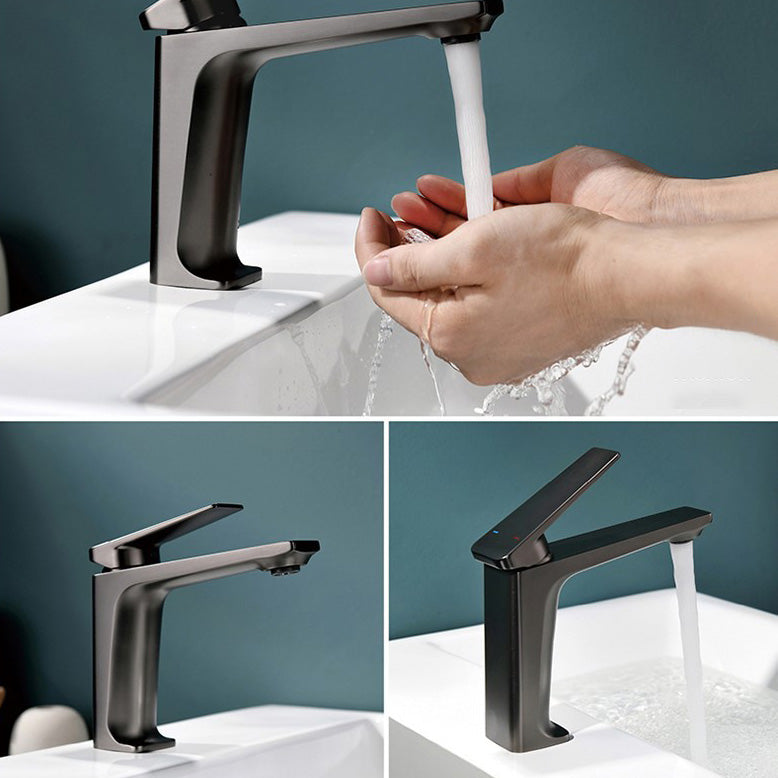 Avtoit | Glam Copper Vessel Faucet Lever Handles Low Arc Vessel Faucet for Bathroom