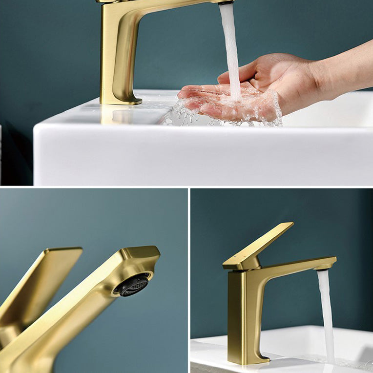 Avtoit | Glam Copper Vessel Faucet Lever Handles Low Arc Vessel Faucet for Bathroom