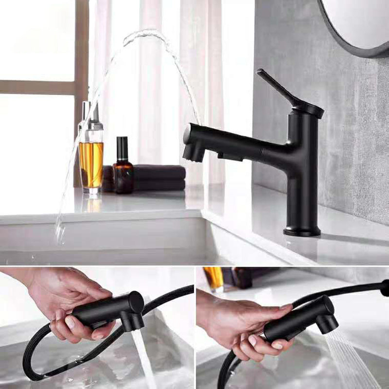 Avtoit | Contemporary Sink Faucet Plian Low Arc Center-Set Bathroom Faucet