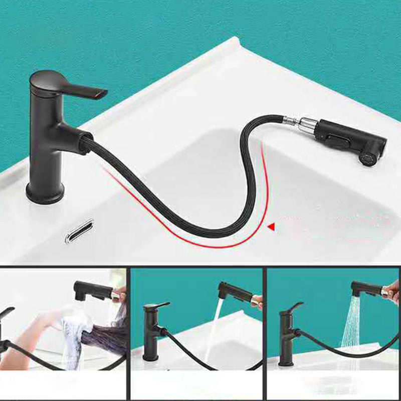 Avtoit | Contemporary Sink Faucet Plian Low Arc Center-Set Bathroom Faucet