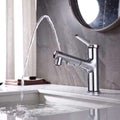 Avtoit | Contemporary Sink Faucet Plian Low Arc Center-Set Bathroom Faucet