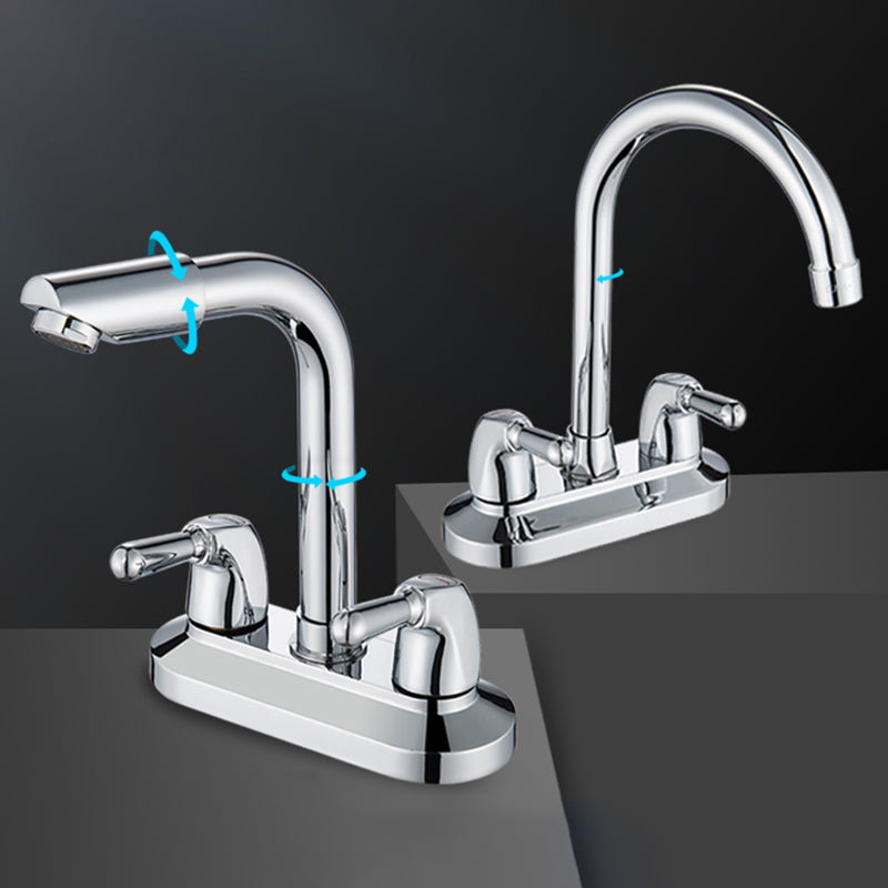 Avtoit | 2-Handle Modern Vessel Sink Faucet Three-Way Bathroom Faucet
