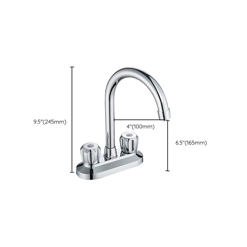 Avtoit | 2-Handle Modern Vessel Sink Faucet Three-Way Bathroom Faucet