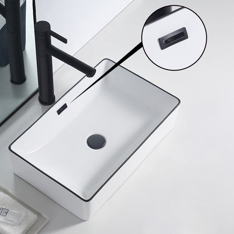 Avtoit | Modern porcelain floor washbasin Rectangular washbasin for the bathroom