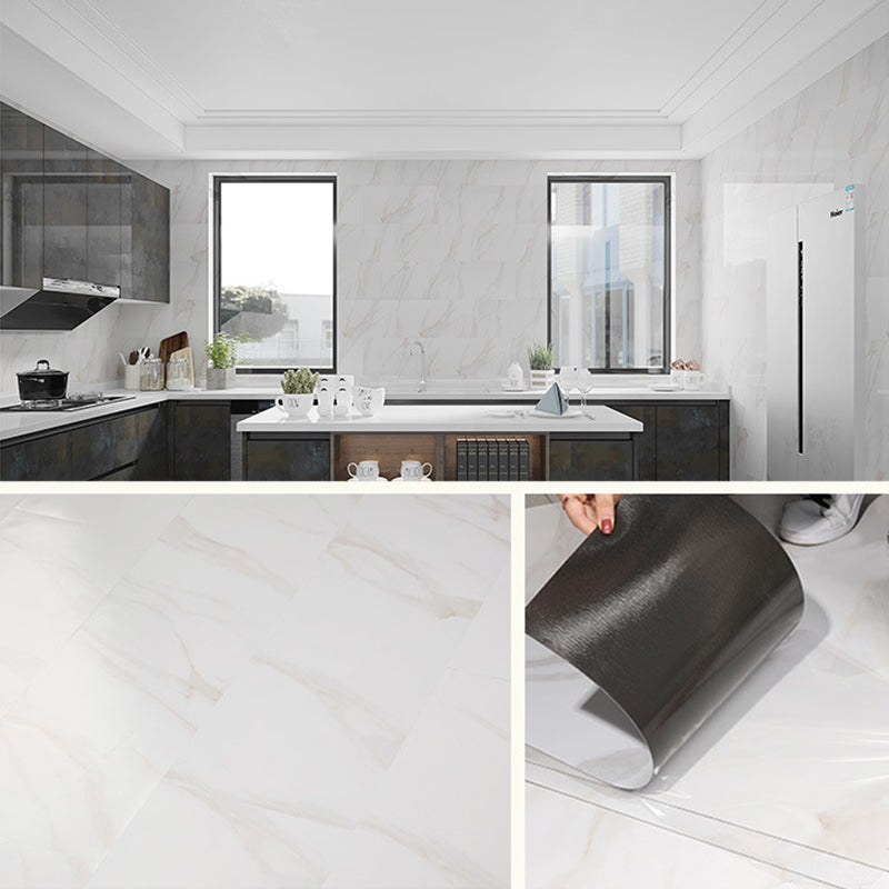 Avtoit | Modern Field Tile/Single Tile Wallpaper PVC Peel and Stick Backsplash Wall Tile