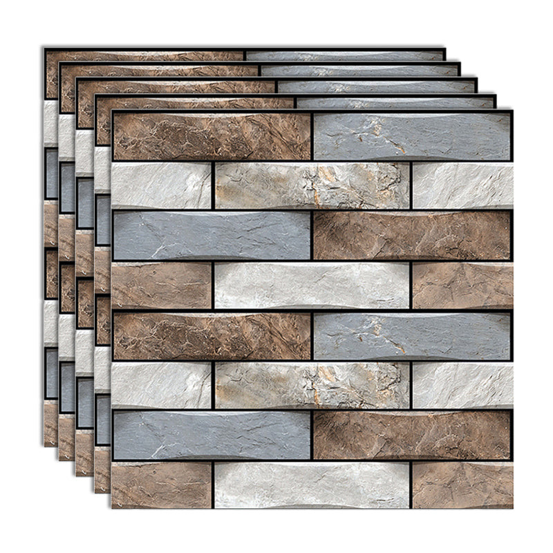 Avtoit | Modern PVC Field Tile/Single Tile Rectangular Peel and Stick Wall Tile