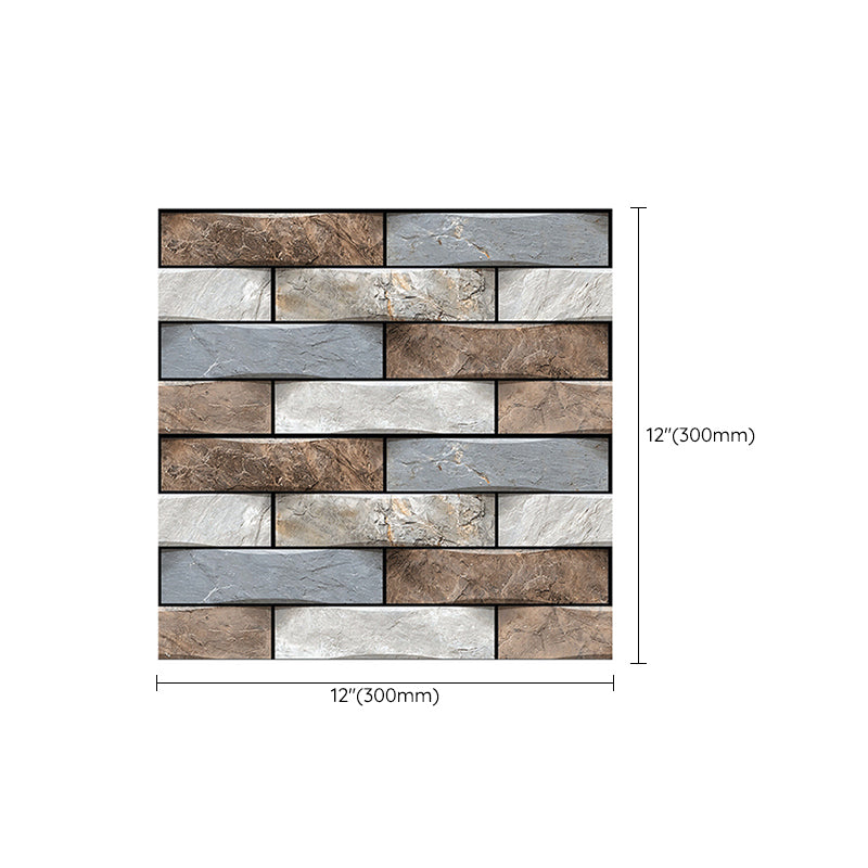 Avtoit | Modern PVC Field Tile/Single Tile Rectangular Peel and Stick Wall Tile