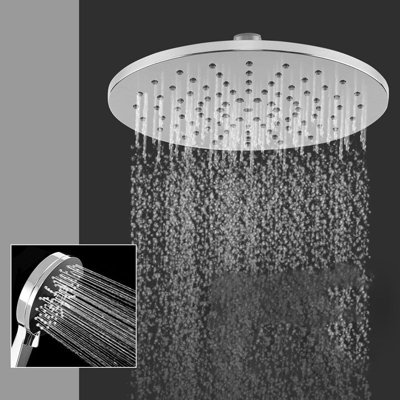 Avtoit | Ceiling and wall mounted showerhead combination round chrome spray head