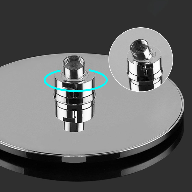 Avtoit | Ceiling and wall mounted showerhead combination round chrome spray head