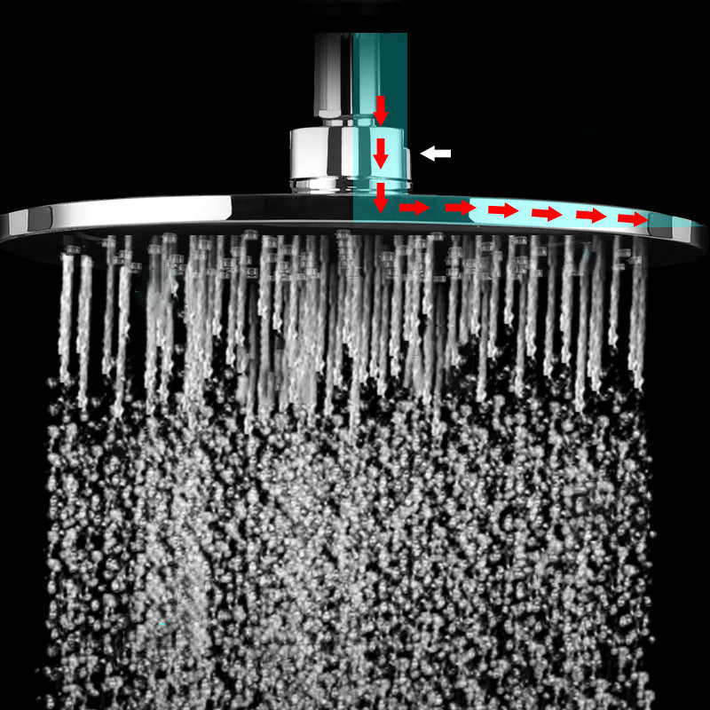 Avtoit | Ceiling and wall mounted showerhead combination round chrome spray head