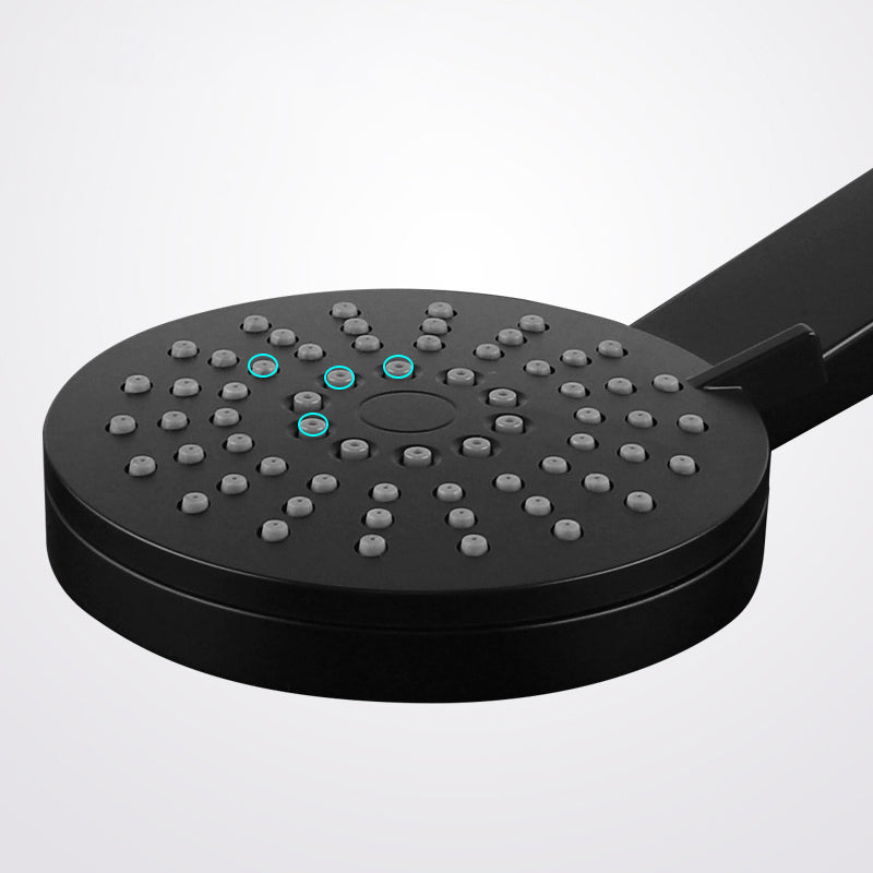 Avtoit | Contemporary Black Round Showerhead Combo Rain Shower Hand Shower