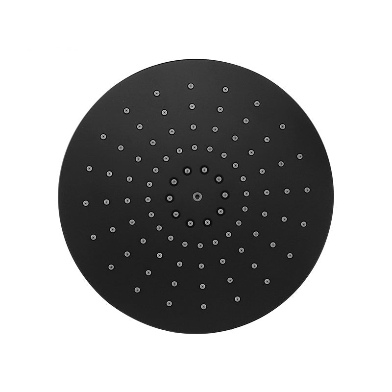 Avtoit | Contemporary Black Round Showerhead Combo Rain Shower Hand Shower