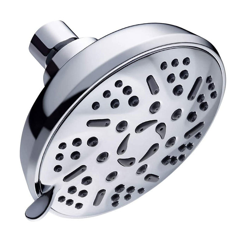 Avtoit | Round Fixed Shower Head Adjustable Spray Pattern Wall Mounted Shower Head