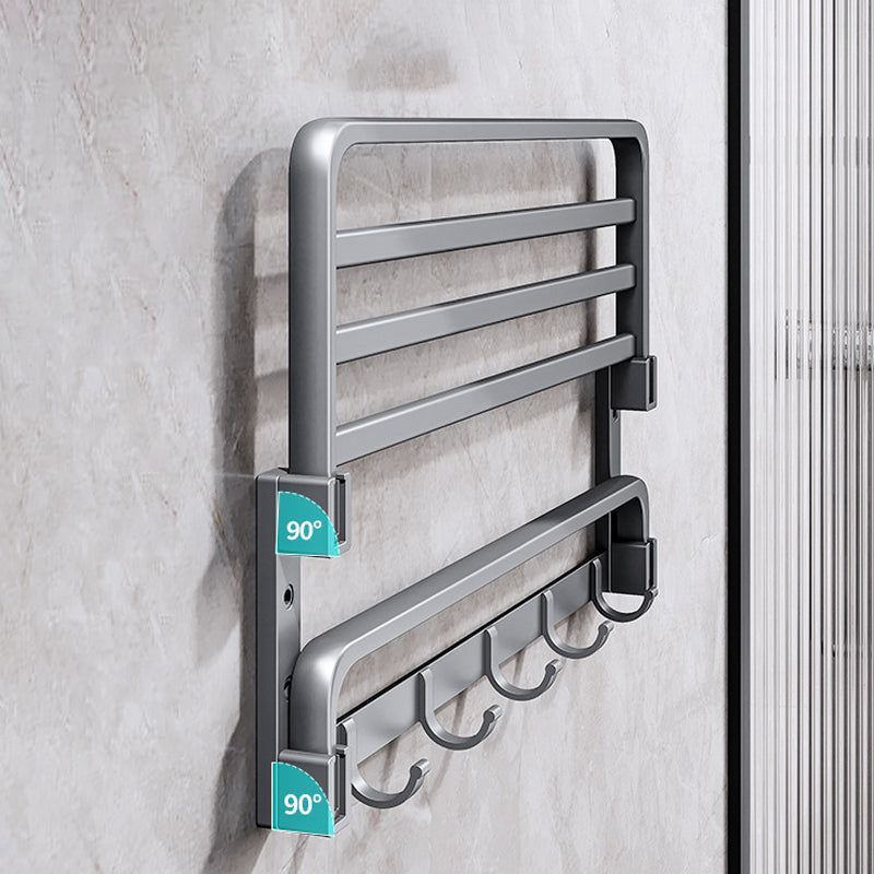 Avtoit | Modern Bathroom Accessories Hardware Set Gray Towel Bar Bathroom Shelf Bathroom Hardware Set