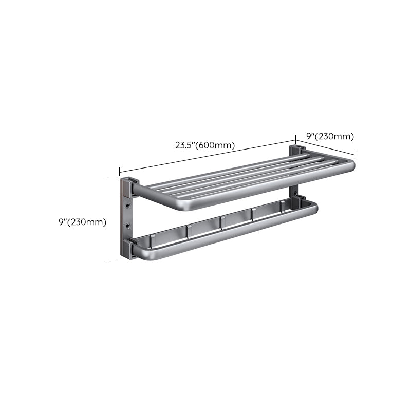 Avtoit | Modern Bathroom Accessories Hardware Set Gray Towel Bar Bathroom Shelf Bathroom Hardware Set