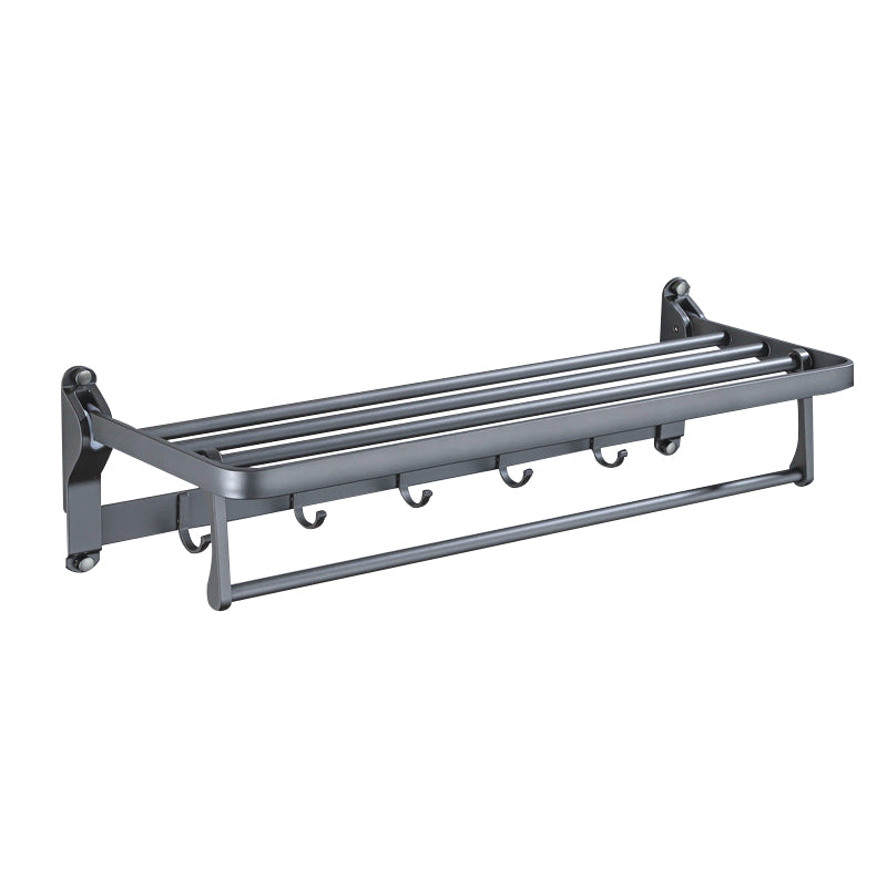 Avtoit | Matt gray bathroom accessory set bathroom shelf/towel holder & paper holder included