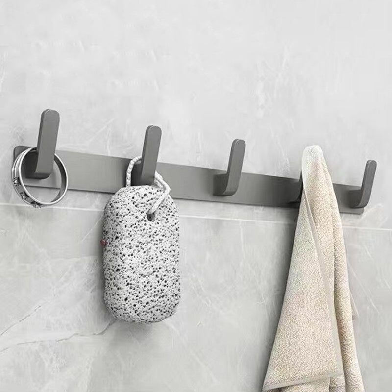 Avtoit | Matt gray bathroom accessory set bathroom shelf/towel holder & paper holder included